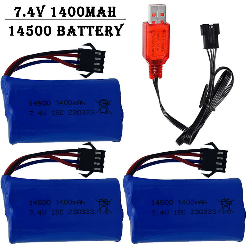 Rc Helicopter Parts - Batteria agli ioni di litio 7.4V