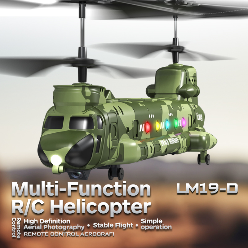 Rc Helicopter Nitro - Elicottero RC LM19-D Luci a LED