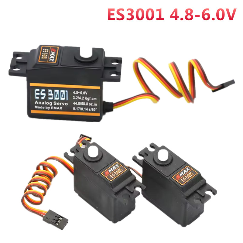 Rc Helicopter Parts - 1/4 Pezzi EMAX ES3001 4.8-6.0V 37g