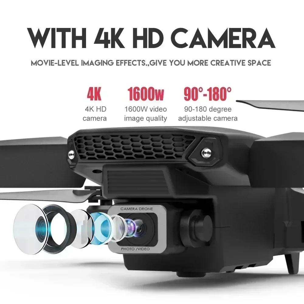 E88 Pro WIFI FPV Drone grandan - Rc Helicopter Case recensione e prezzo