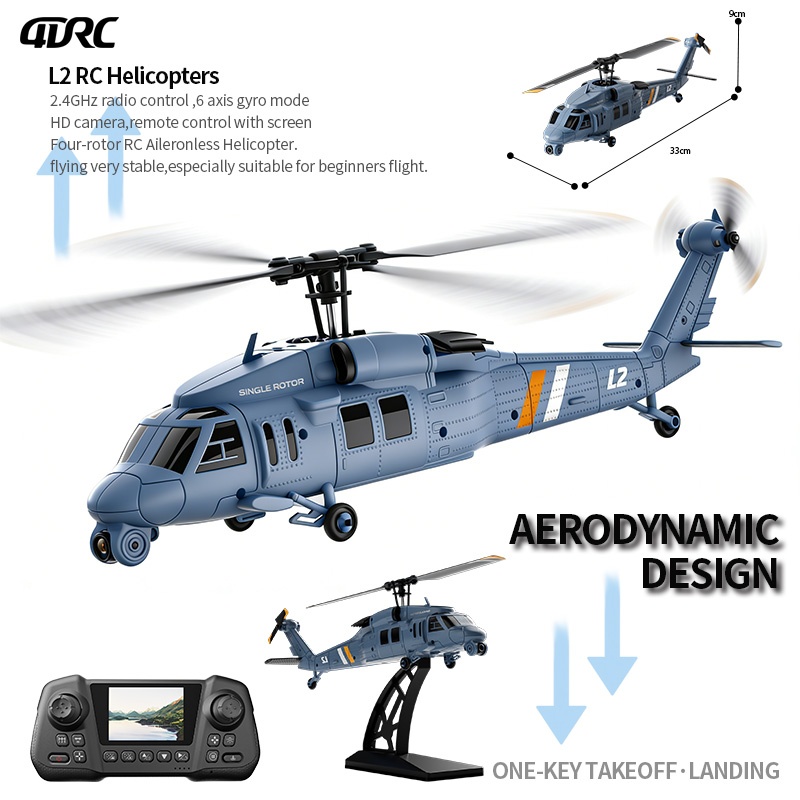 Elicottero RC 4DRC New L2 con  - Rc Helicopter Nitro recensione e prezzo
